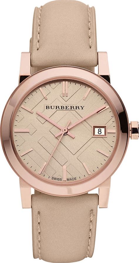 authentic burberry watch strap|burberry women's watch leather strap.